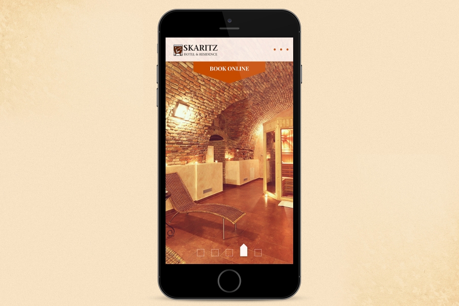 Hotel Skaritz - responsive website