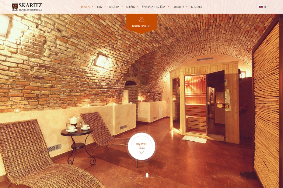 Hotel Skaritz - responsive website