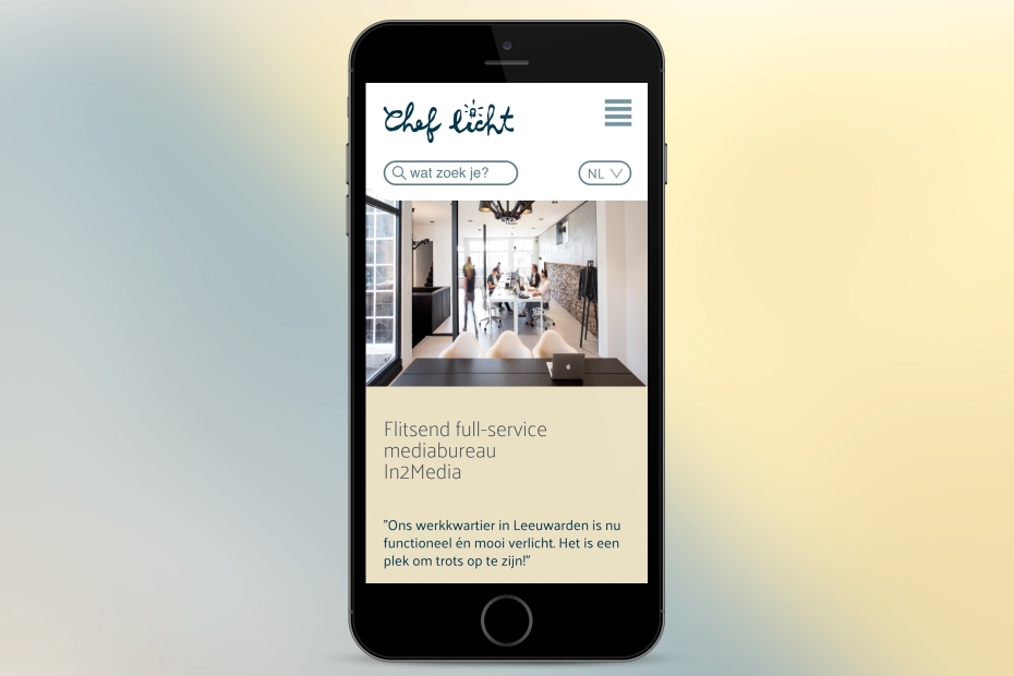 Chef Licht - Responsive website