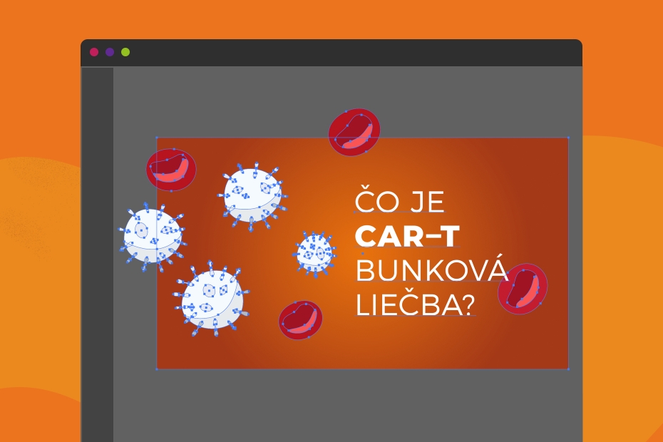 CAR-T cell therapy Novartis Slovakia - animation by digital agency buckle up