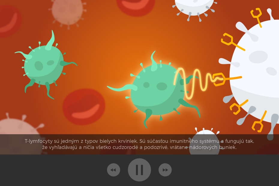 CAR-T cell therapy Novartis Slovakia - animation by digital agency buckle up