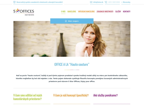 5 Star Offices - Responsive website