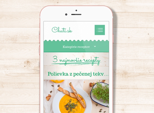 Chutí - Responsive recipes portal