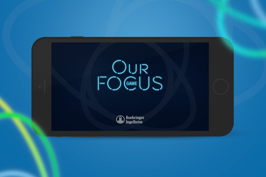 Focus Game - mobilná aplikácia - úvodná obrazovka