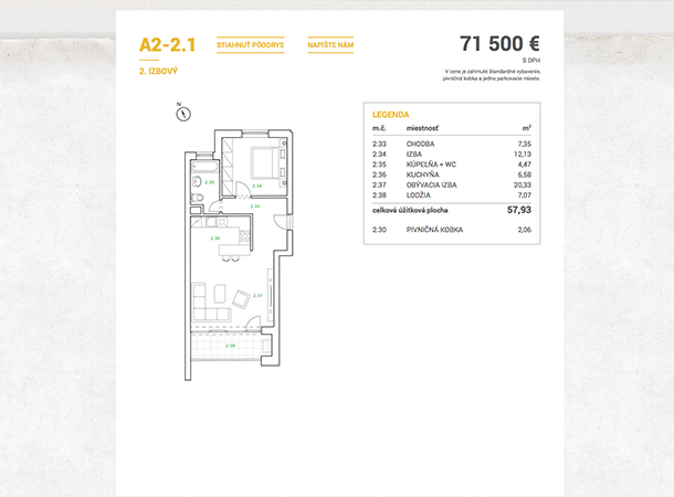 Čierna Voda Estate - Responsive website