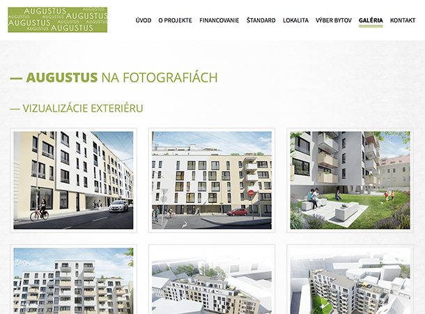 Project Augustus - responsive website