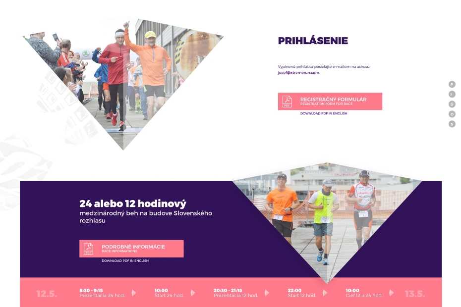 Sky Run - Responsive website