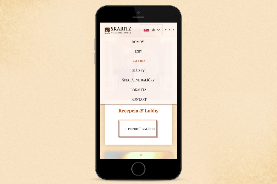 Hotel Skaritz - responsive website