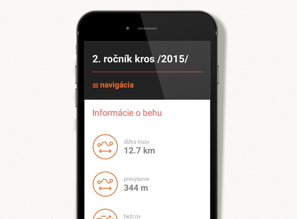 The Pezinok Run - Responsive website