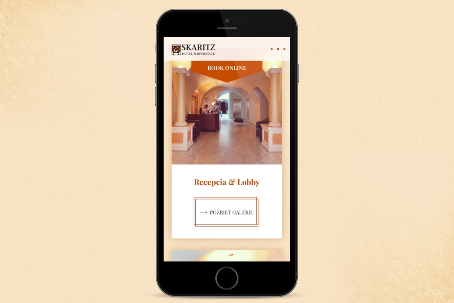 Hotel Skaritz - responsive website