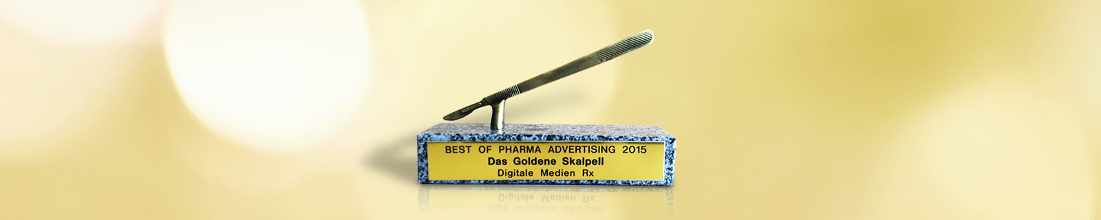 Golden scalpel award - Best of Pharma Advertising 2015